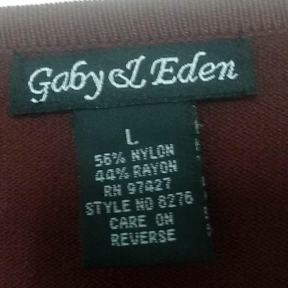 NWT, VINTAGE GABY EDEN, WOMENS LARGE, BEAUTIFUL SWEATER - Picture 2 of 5